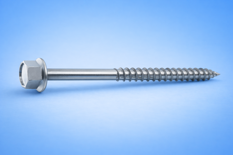 Vite autofilettante testa esagonale con flangia filetto a legno